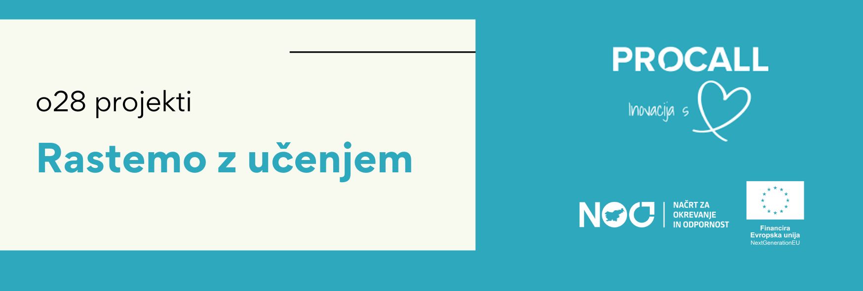 o28 projekti: Rastemo z učenjem